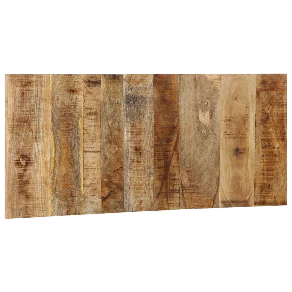 Hoofdbord 120 cm massief ruw mangohout is nu te koop bij PeponiXL, paradijselijk wonen!
