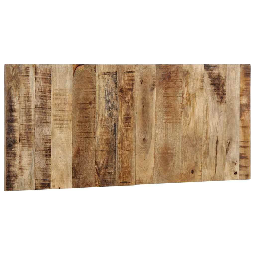 Hoofdbord 120 cm massief ruw mangohout is nu te koop bij PeponiXL, paradijselijk wonen!