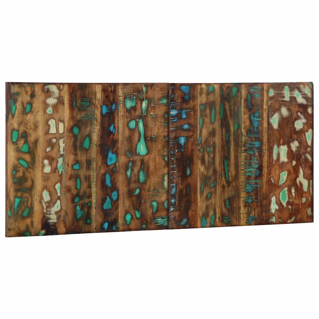 Hoofdbord 120 cm massief gerecycled hout meerkleurig is nu te koop bij PeponiXL, paradijselijk wonen!