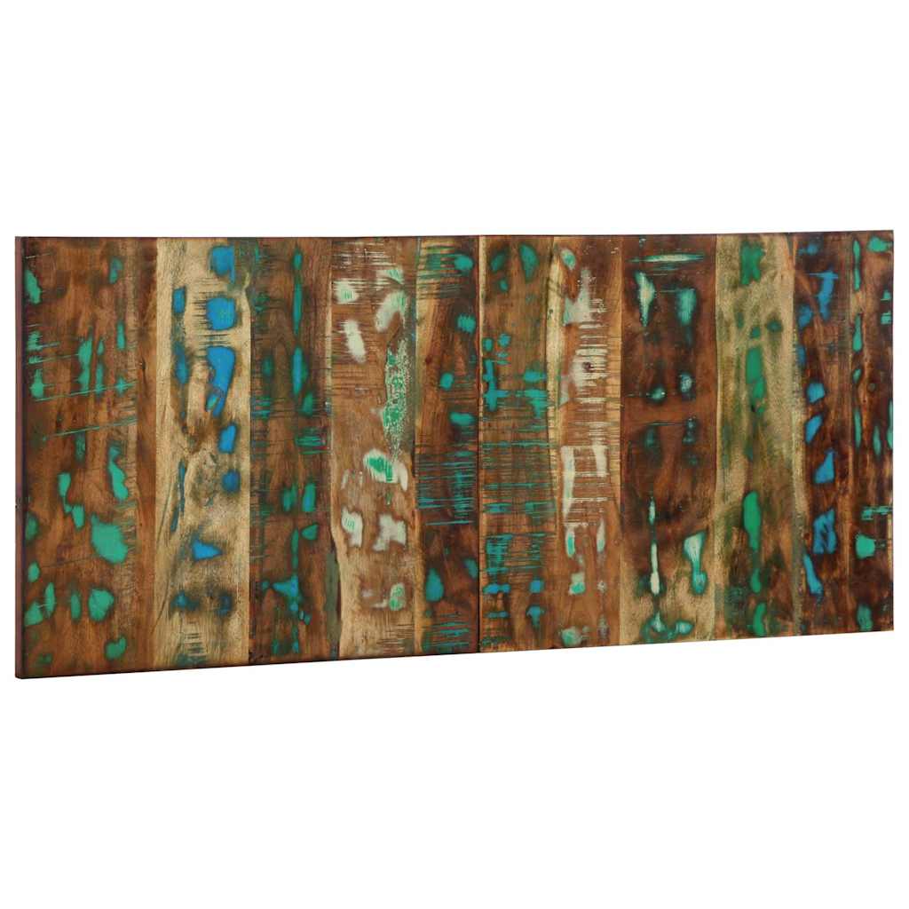 Hoofdbord 120 cm massief gerecycled hout meerkleurig is nu te koop bij PeponiXL, paradijselijk wonen!