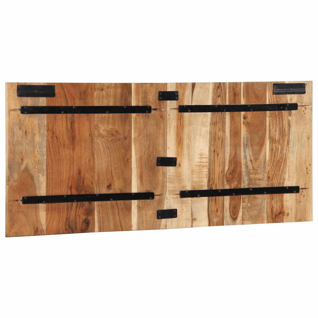 Hoofdbord 120 cm massief acaciahout is nu te koop bij PeponiXL, paradijselijk wonen!