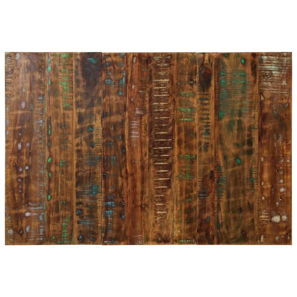 Hoofdbord 120 cm massief gerecycled hout meerkleurig is nu te koop bij PeponiXL, paradijselijk wonen!