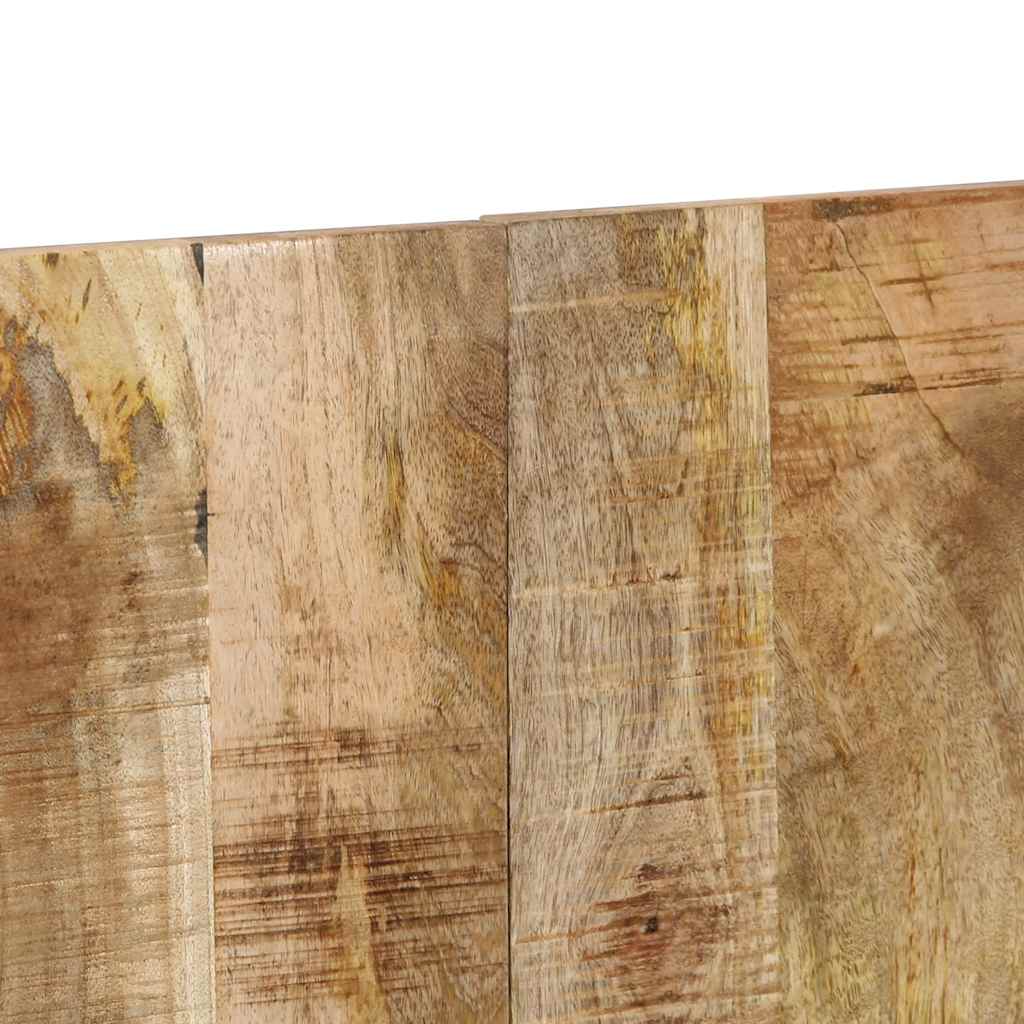 Hoofdbord 140 cm massief ruw mangohout is nu te koop bij PeponiXL, paradijselijk wonen!