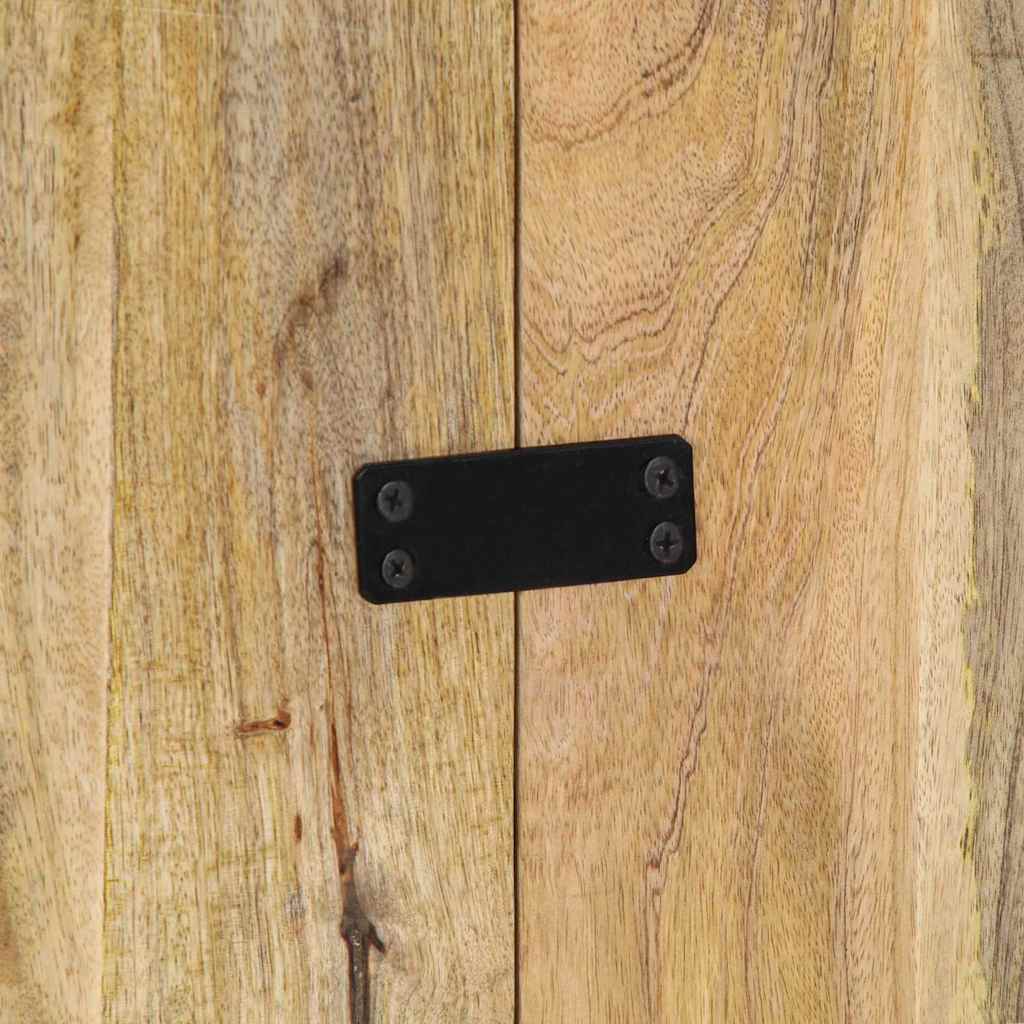 Hoofdbord 140 cm massief ruw mangohout is nu te koop bij PeponiXL, paradijselijk wonen!