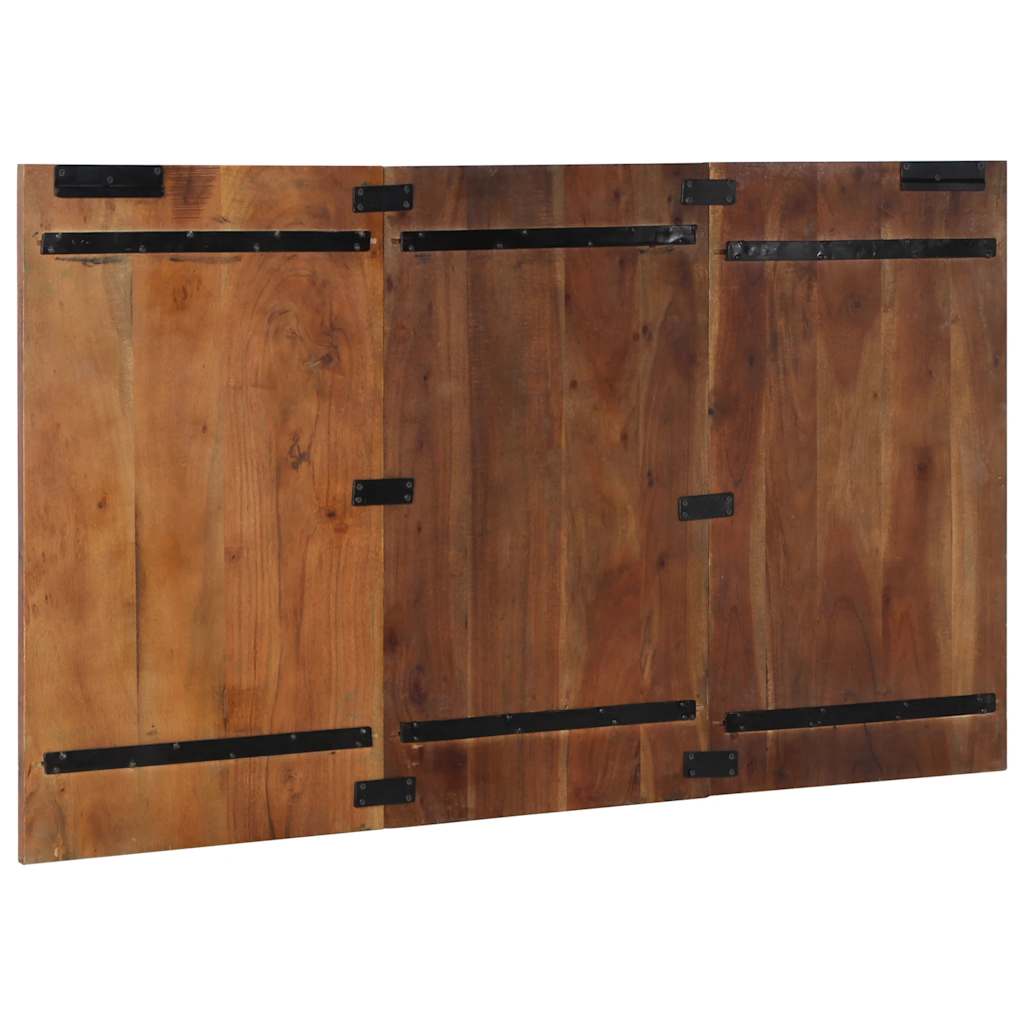 Hoofdbord 140 cm massief gerecycled hout meerkleurig is nu te koop bij PeponiXL, paradijselijk wonen!