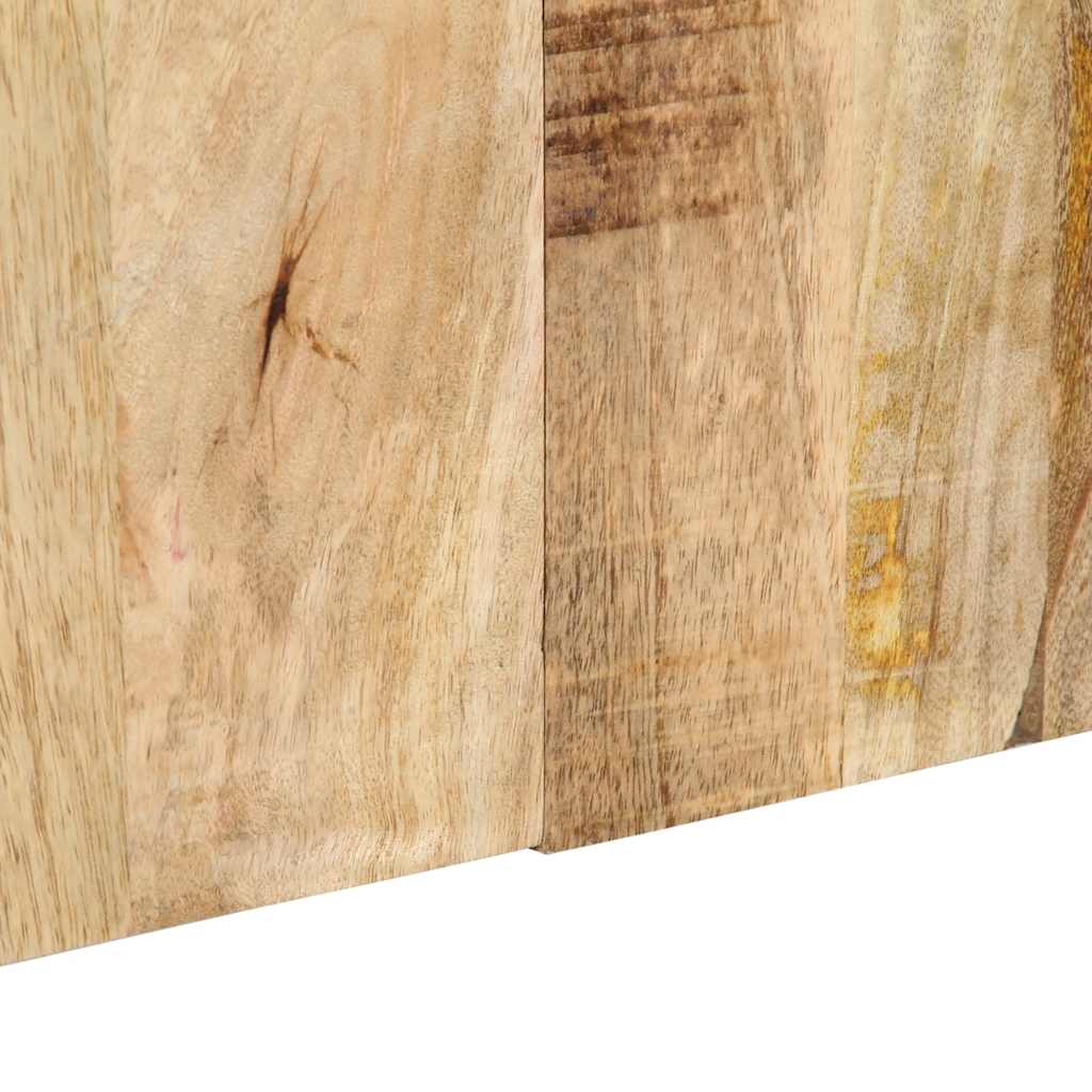 Hoofdbord 160 cm massief ruw mangohout is nu te koop bij PeponiXL, paradijselijk wonen!