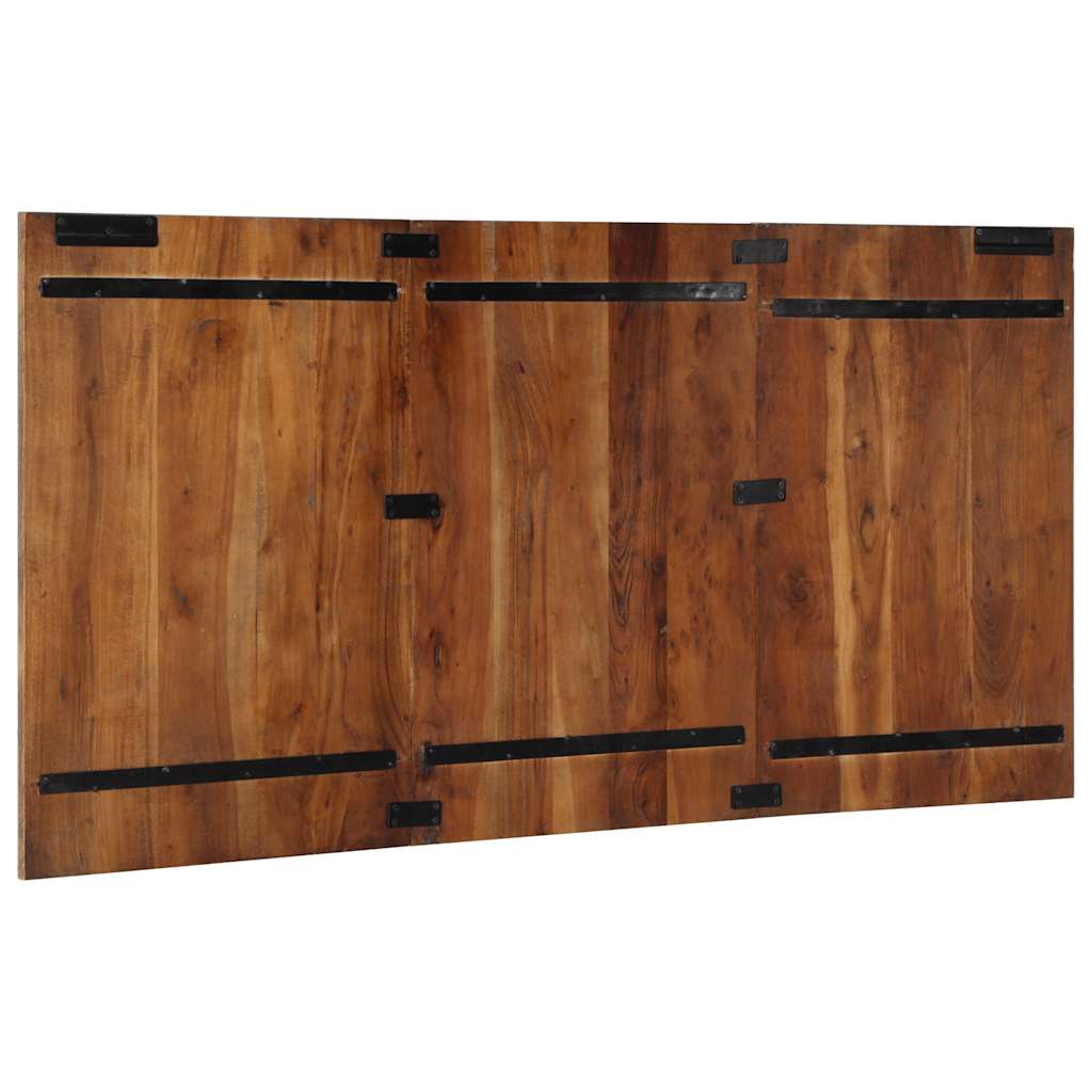 Hoofdbord 160 cm massief gerecycled hout meerkleurig is nu te koop bij PeponiXL, paradijselijk wonen!