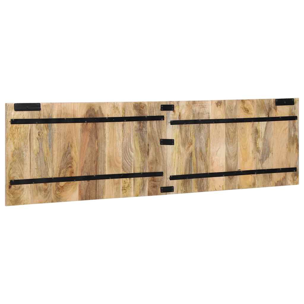 Hoofdbord 180 cm massief ruw mangohout is nu te koop bij PeponiXL, paradijselijk wonen!