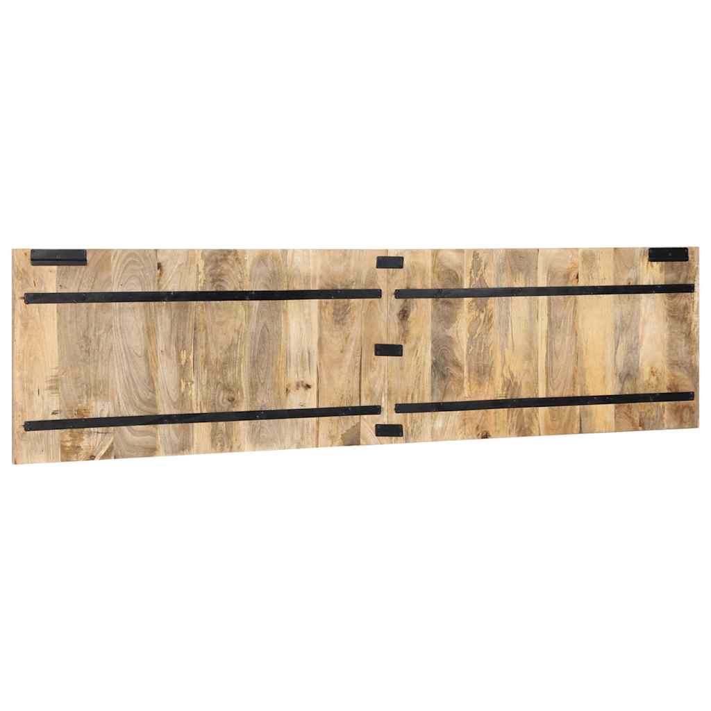 Hoofdbord 200 cm massief ruw mangohout is nu te koop bij PeponiXL, paradijselijk wonen!