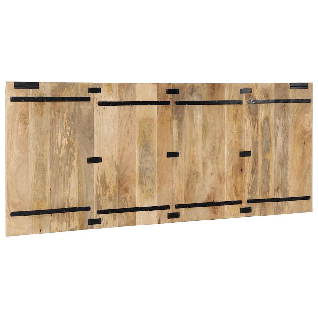 Hoofdbord 200 cm massief ruw mangohout is nu te koop bij PeponiXL, paradijselijk wonen!