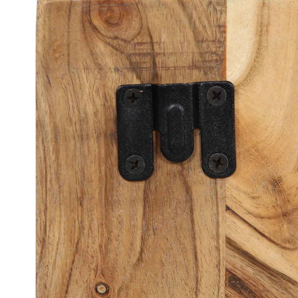 Nachtkastje 50x27x50 cm massief acaciahout is nu te koop bij PeponiXL, paradijselijk wonen!