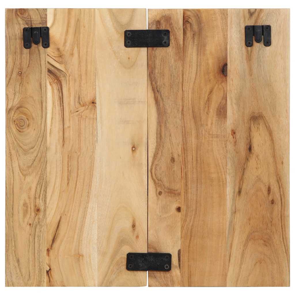 Nachtkastje 50x27x50 cm massief acaciahout is nu te koop bij PeponiXL, paradijselijk wonen!