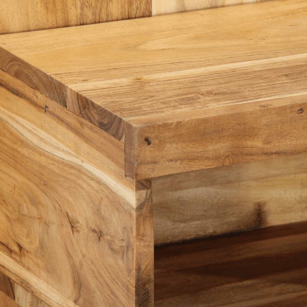 Nachtkastje 50x27x50 cm massief acaciahout is nu te koop bij PeponiXL, paradijselijk wonen!