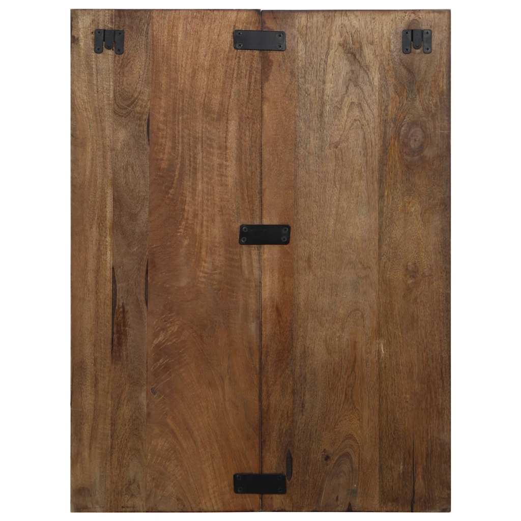 Nachtkastje 60x32x80 cm massief gerecycled hout meerkleurig is nu te koop bij PeponiXL, paradijselijk wonen!