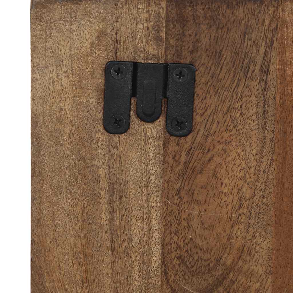 Nachtkastje 60x32x80 cm massief gerecycled hout meerkleurig is nu te koop bij PeponiXL, paradijselijk wonen!