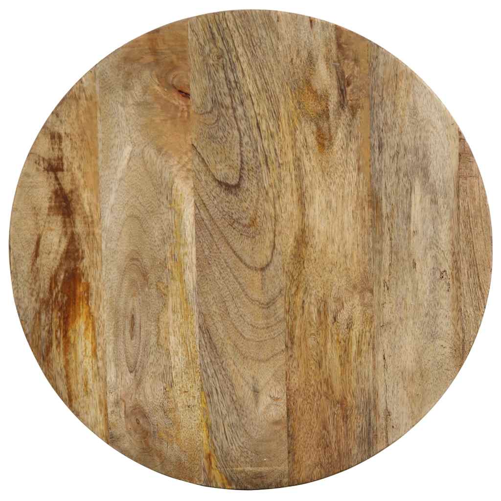 Bijzettafel Ø37x45 cm massief mangohout is nu te koop bij PeponiXL, paradijselijk wonen!