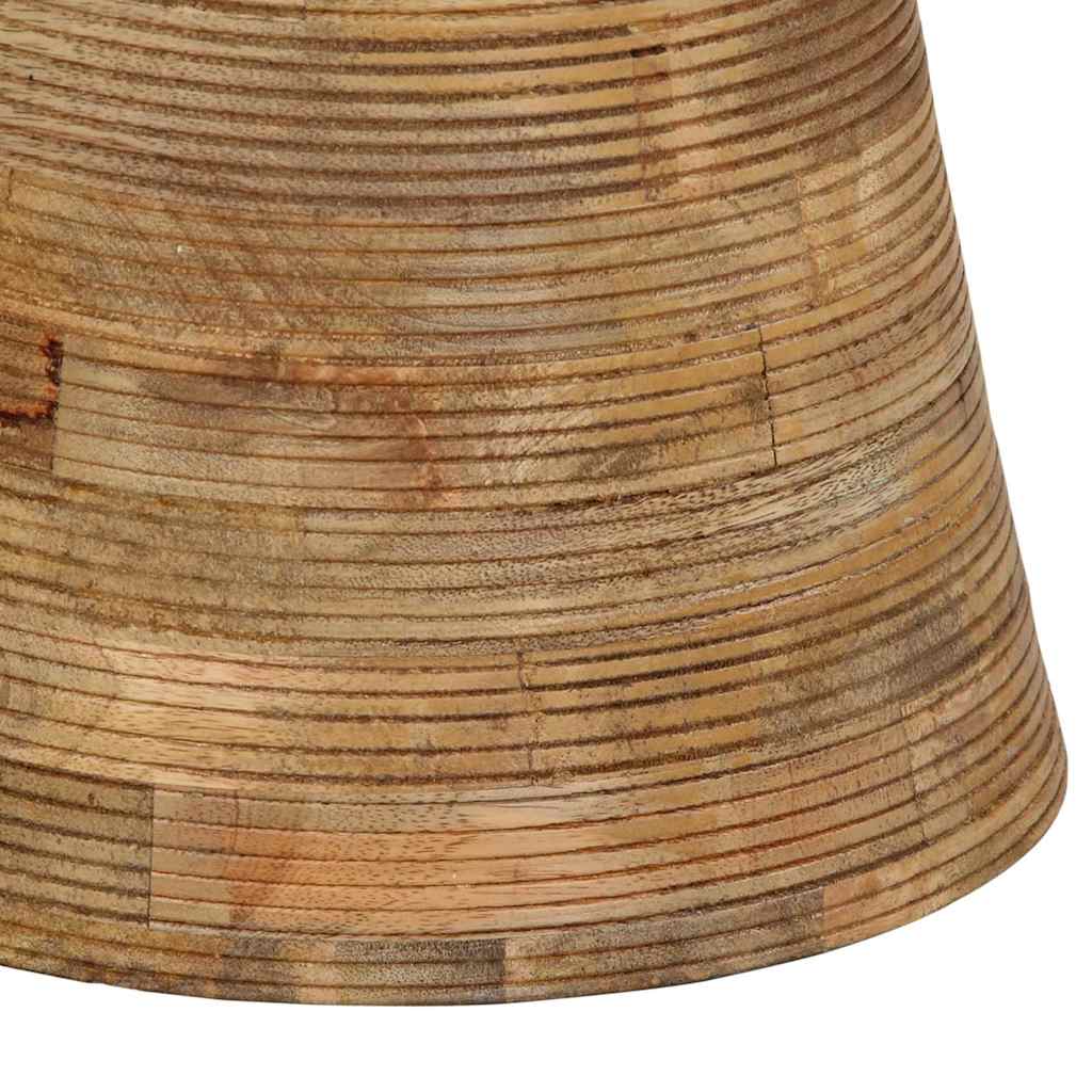 Bijzettafel Ø37x45 cm massief mangohout is nu te koop bij PeponiXL, paradijselijk wonen!