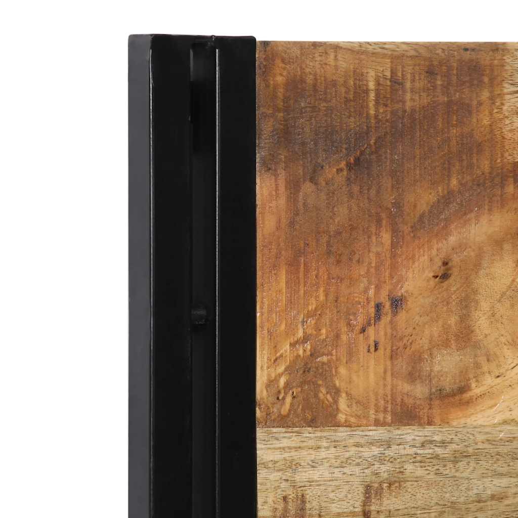 Hoofdeinde 100 cm massief hout mango en ijzer is nu te koop bij PeponiXL, paradijselijk wonen!