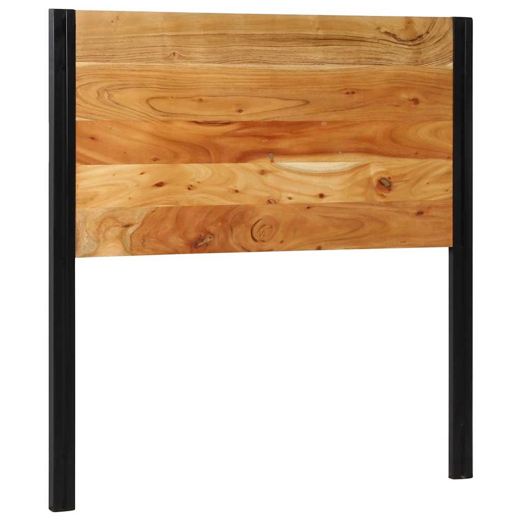 Hoofdeinde 100 cm massief hout acaciahout en ijzer is nu te koop bij PeponiXL, paradijselijk wonen!