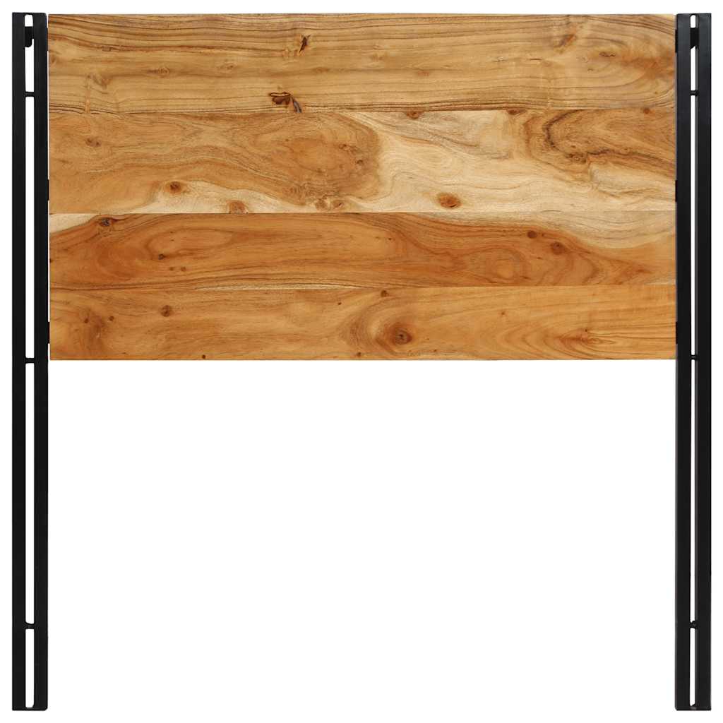 Hoofdeinde 100 cm massief hout acaciahout en ijzer is nu te koop bij PeponiXL, paradijselijk wonen!