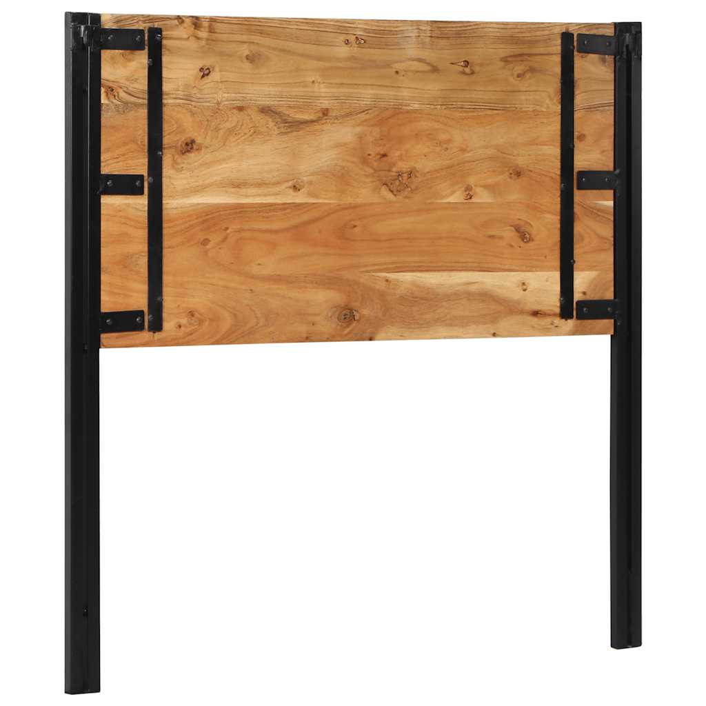Hoofdeinde 100 cm massief hout acaciahout en ijzer is nu te koop bij PeponiXL, paradijselijk wonen!