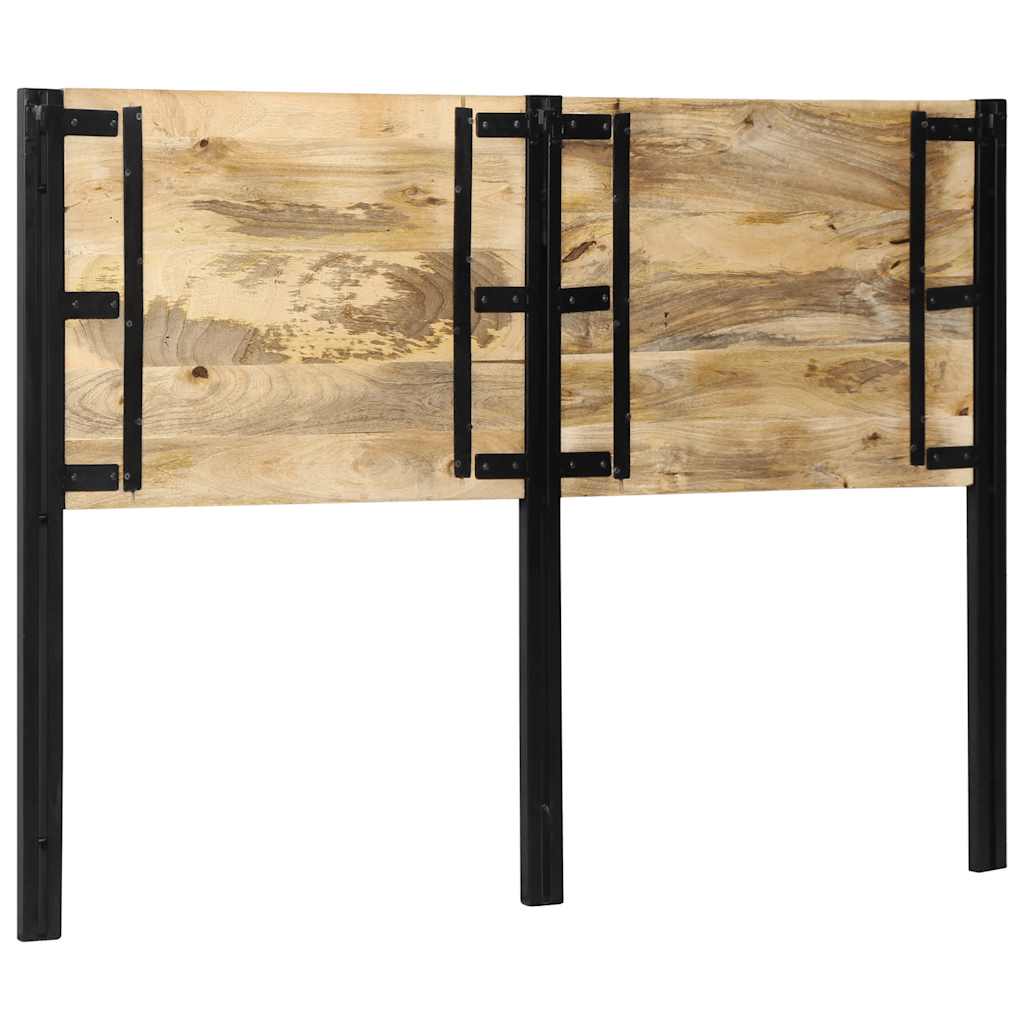 Hoofdeinde 140 cm massief hout mango en ijzer is nu te koop bij PeponiXL, paradijselijk wonen!