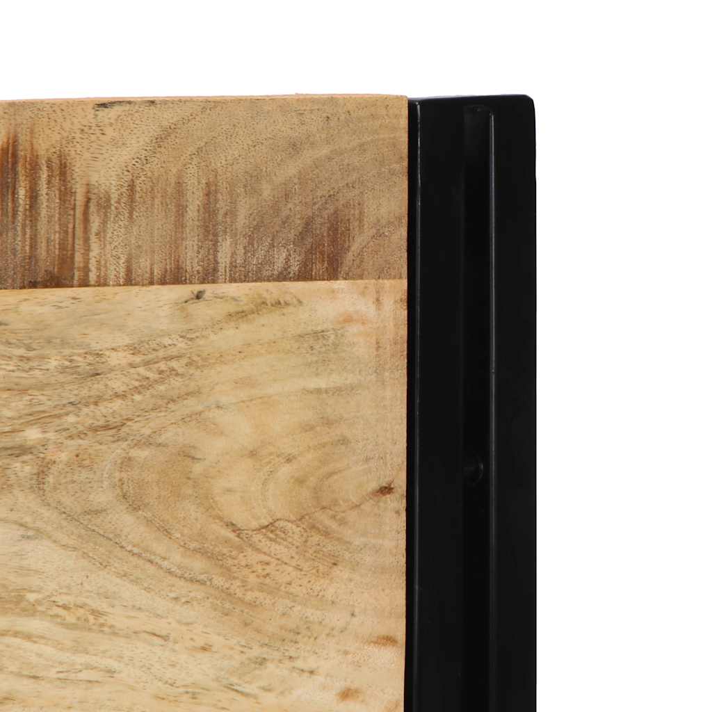 Hoofdeinde 140 cm massief hout mango en ijzer is nu te koop bij PeponiXL, paradijselijk wonen!