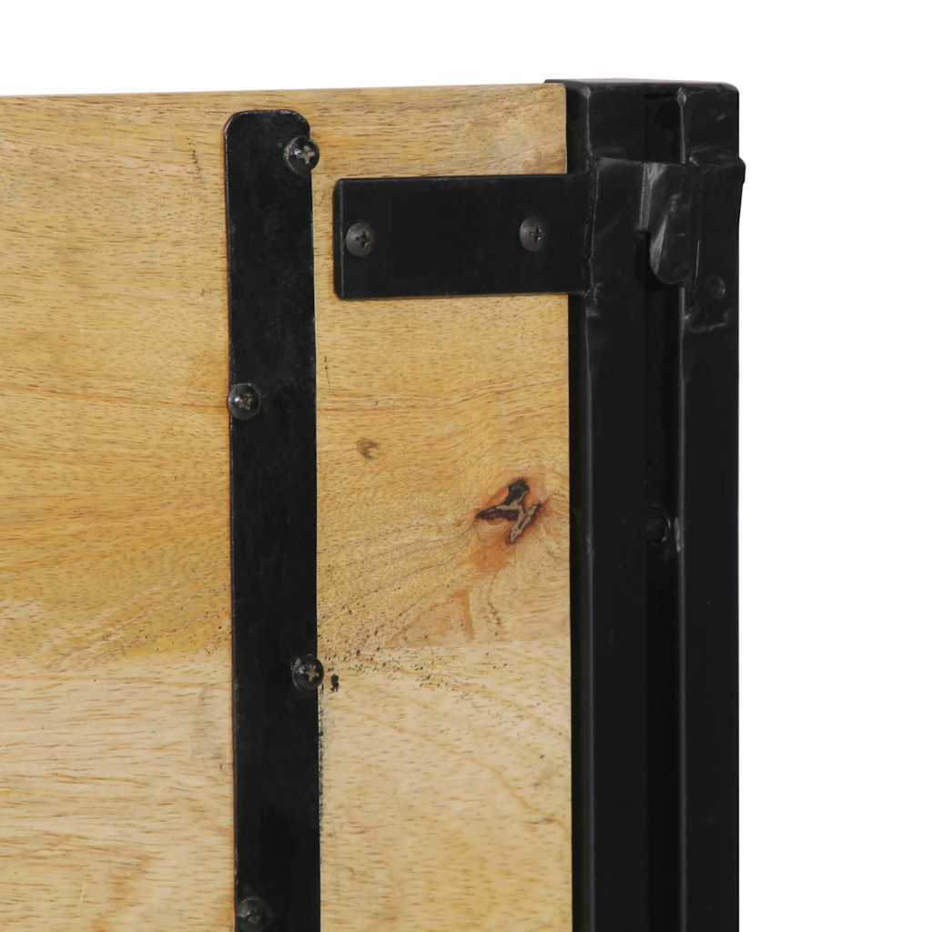 Hoofdeinde 180 cm massief hout mango en ijzer is nu te koop bij PeponiXL, paradijselijk wonen!