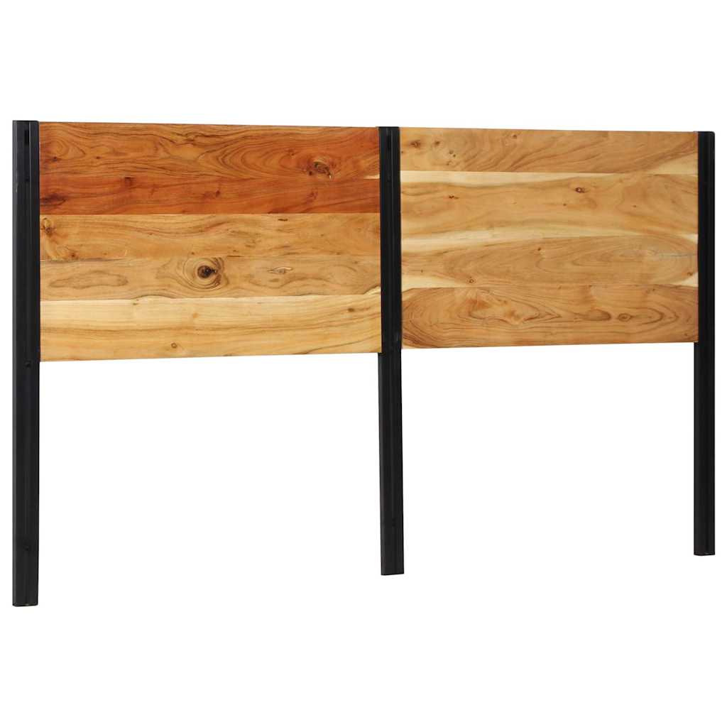 Hoofdeinde 180 cm massief hout acaciahout en ijzer is nu te koop bij PeponiXL, paradijselijk wonen!