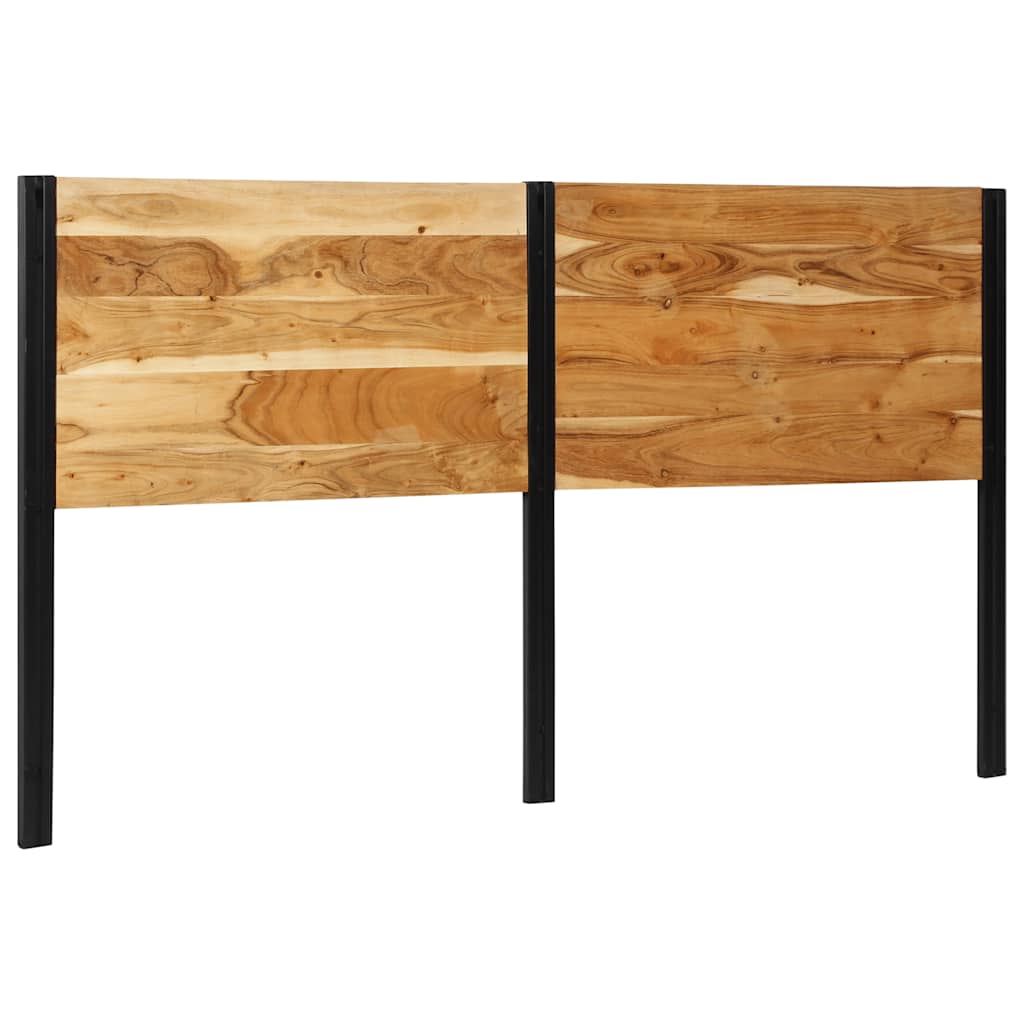 Hoofdeinde 180 cm massief hout acaciahout en ijzer is nu te koop bij PeponiXL, paradijselijk wonen!
