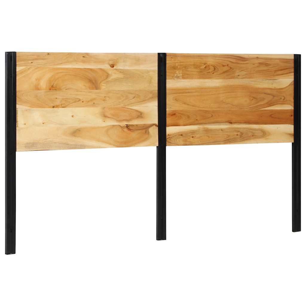 Hoofdeinde 180 cm massief hout acaciahout en ijzer is nu te koop bij PeponiXL, paradijselijk wonen!
