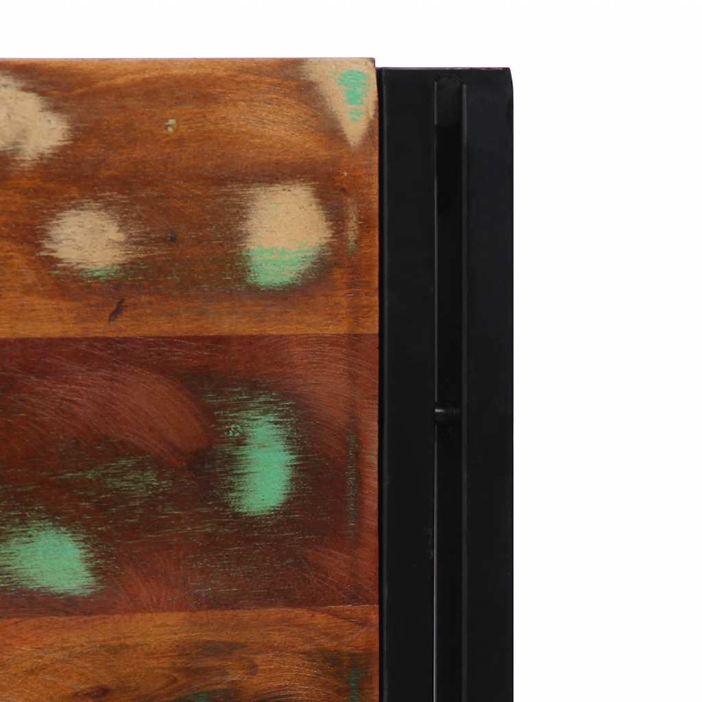 Hoofdeinde 200 cm massief gerecycled en ijzer is nu te koop bij PeponiXL, paradijselijk wonen!