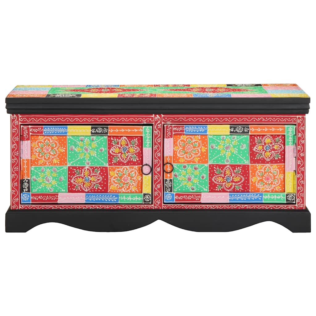 Salontafel 90x50x40 cm massief mangohout meerkleurig is nu te koop bij PeponiXL, paradijselijk wonen!
