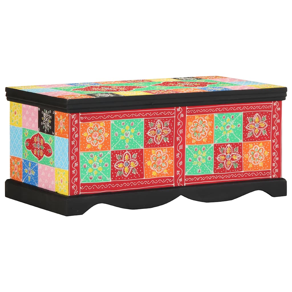 Salontafel 90x50x40 cm massief mangohout meerkleurig is nu te koop bij PeponiXL, paradijselijk wonen!