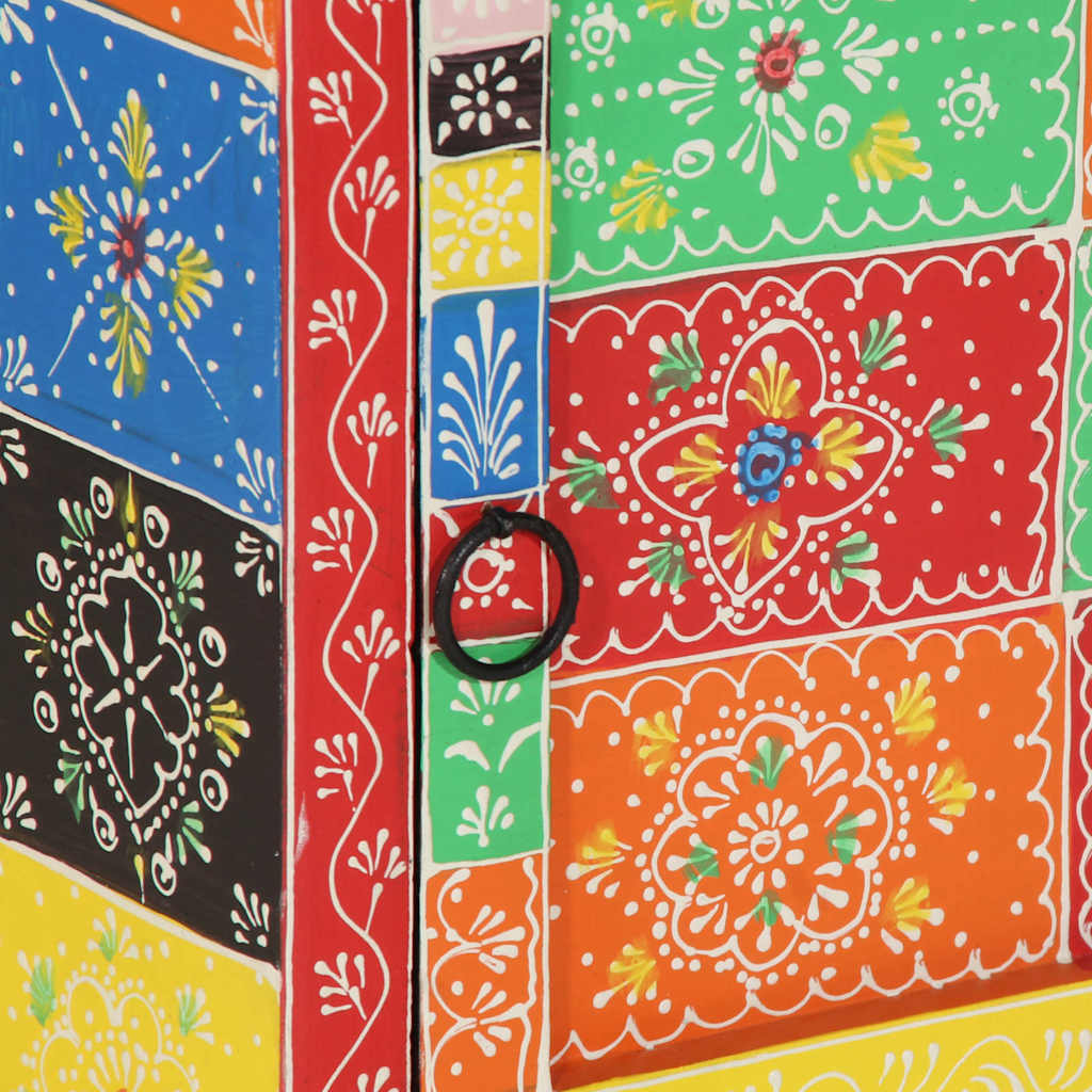 Nachtkastje 40x35x45 cm massief mangohout mango is nu te koop bij PeponiXL, paradijselijk wonen!