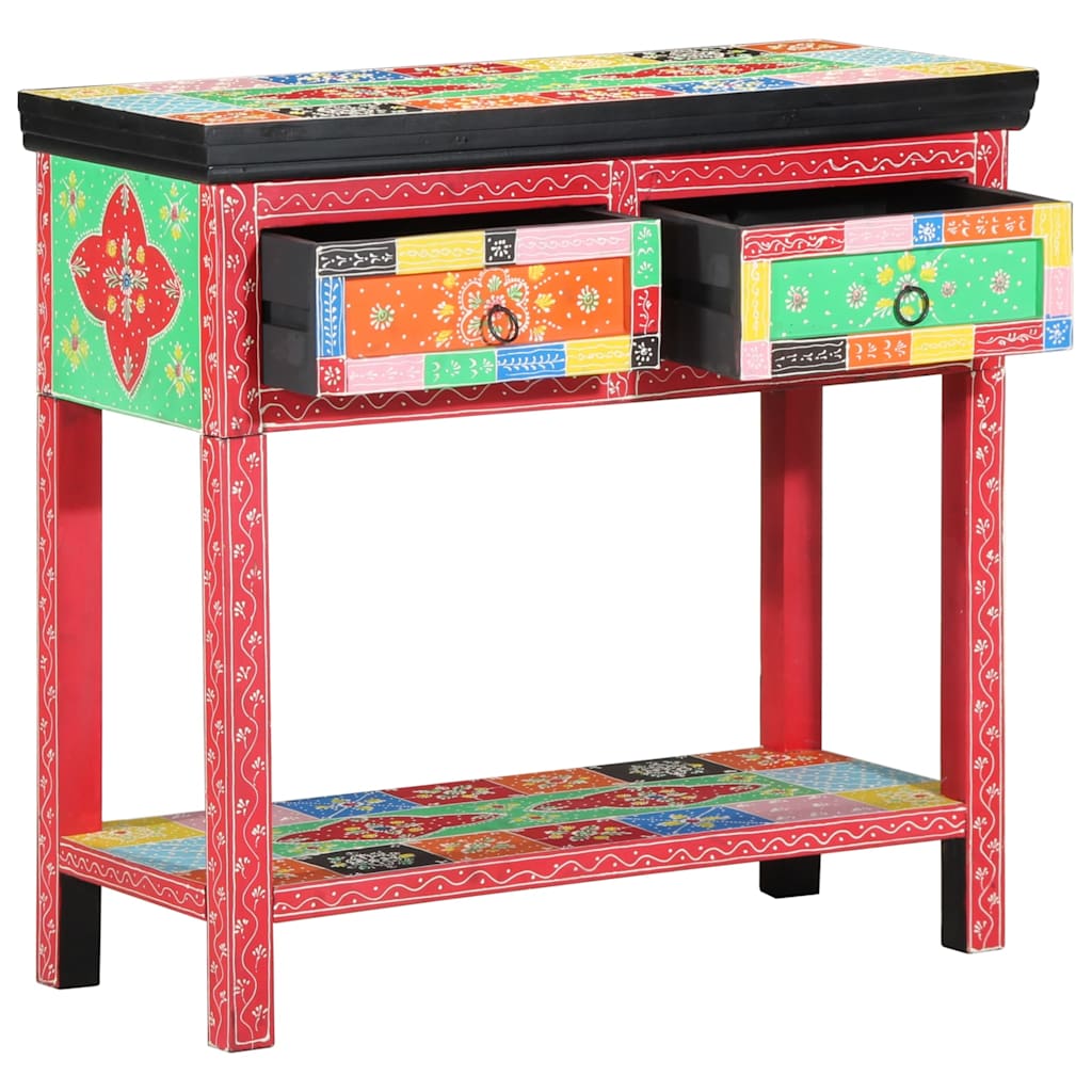 Wandtafel met lade met opslag Multikleur 80 x 35 x 76 cm is nu te koop bij PeponiXL, paradijselijk wonen!