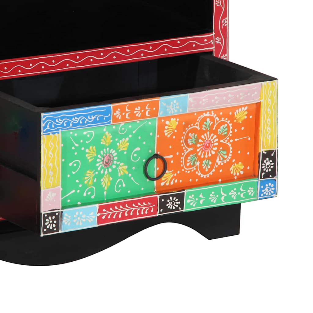 TV-kast met lade Multikleur 80 x 35 x 50 cm Massief Mango Hout is nu te koop bij PeponiXL, paradijselijk wonen!