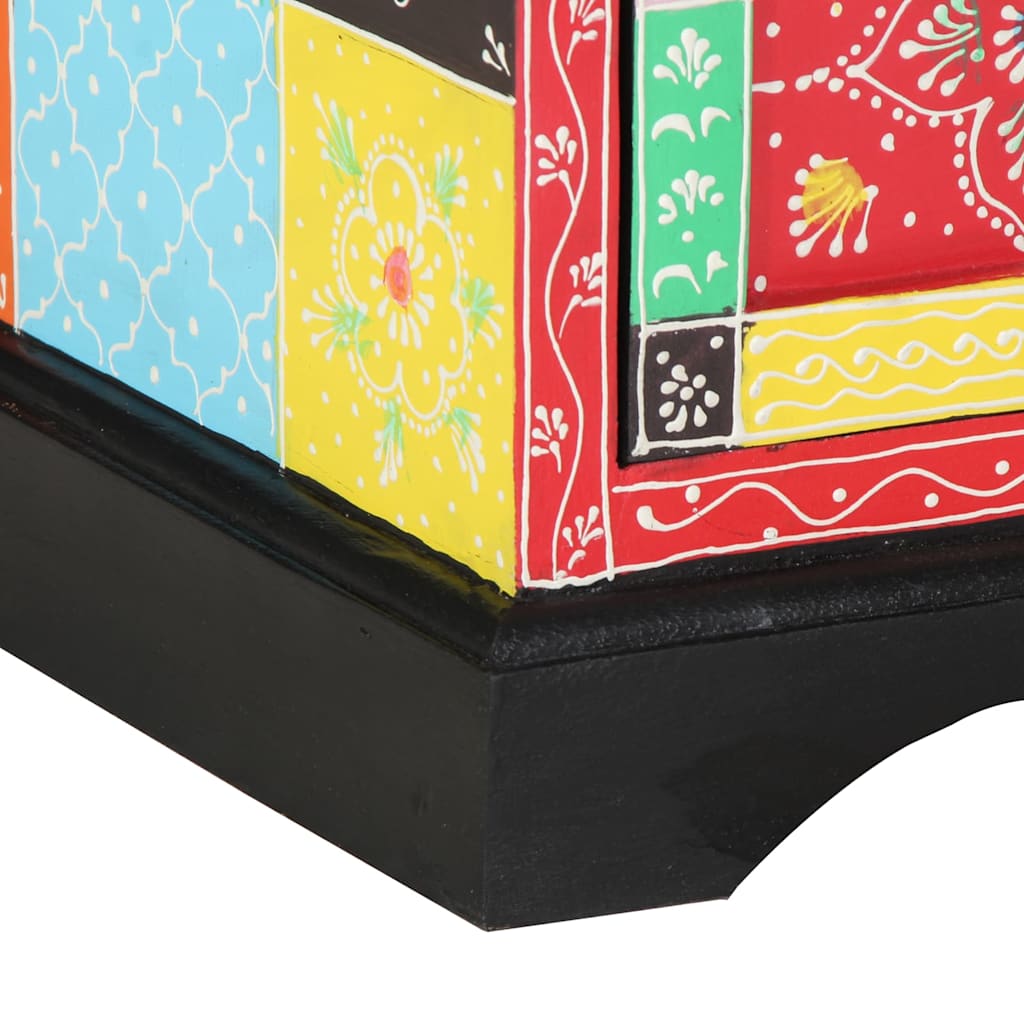 TV-kast met lade Multikleur 80 x 35 x 50 cm Massief Mango Hout is nu te koop bij PeponiXL, paradijselijk wonen!