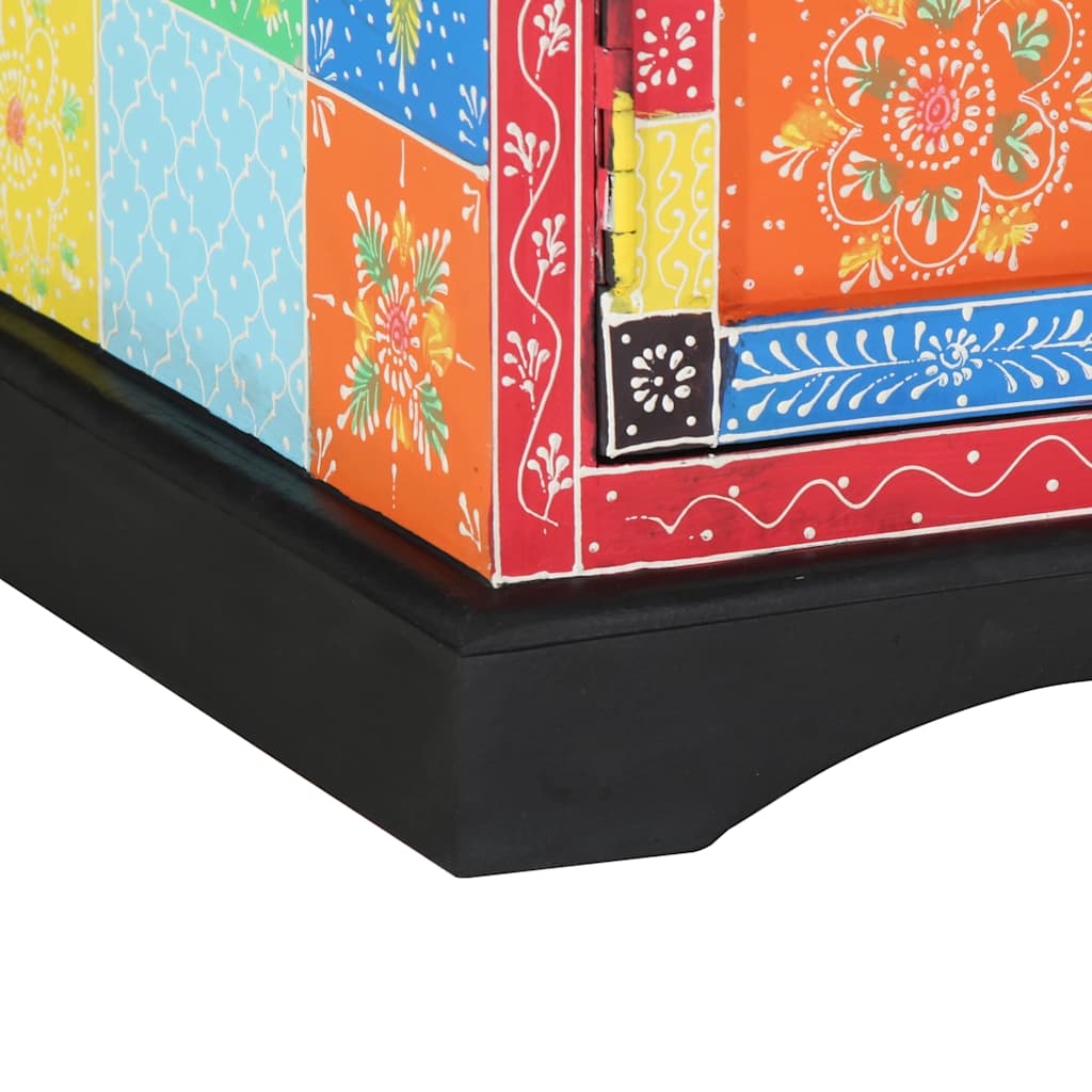 TV-kast Multikleur 100 x 35 x 50 cm Massief Mango Hout is nu te koop bij PeponiXL, paradijselijk wonen!