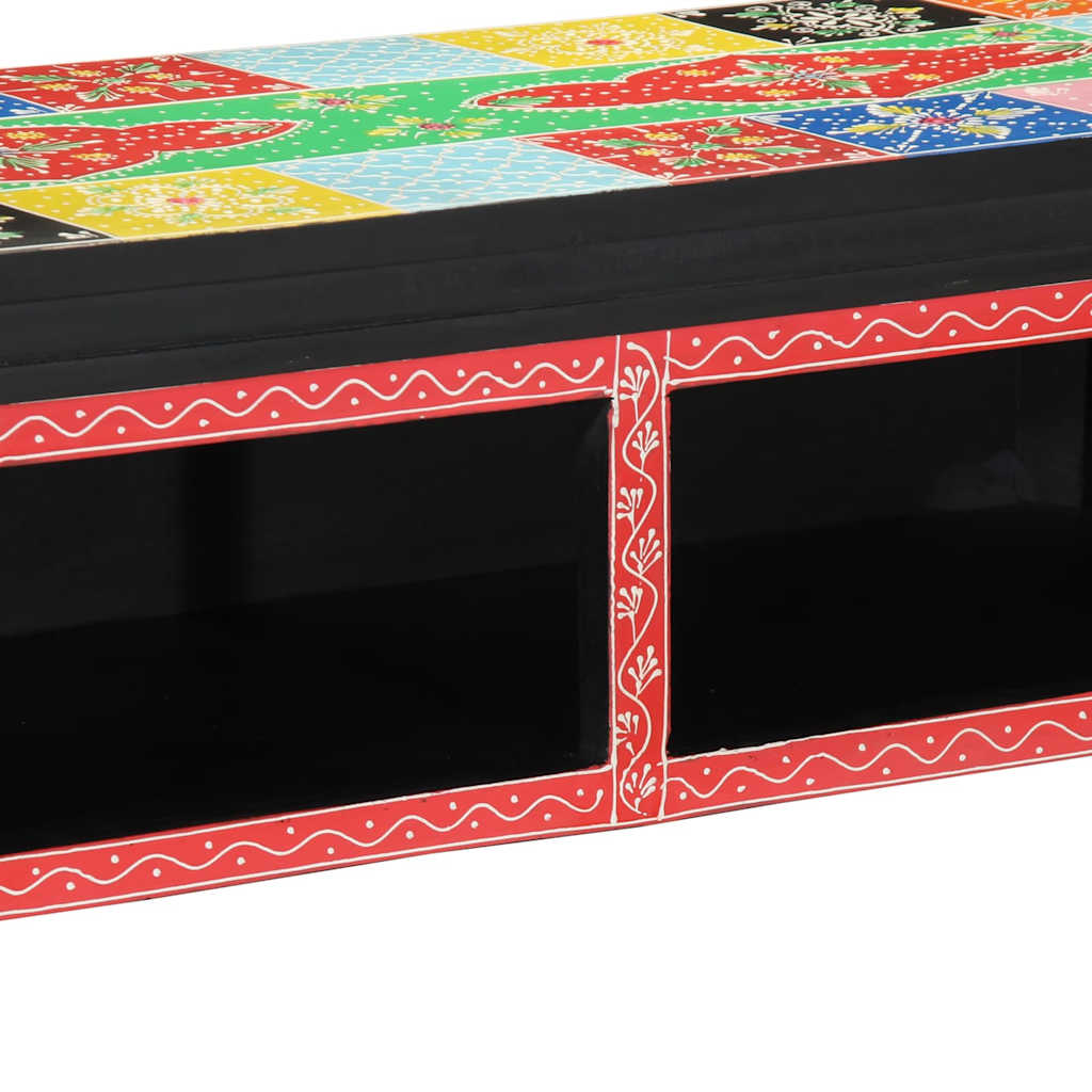 TV-kast met plank Multikleur 80 x 30 x 22 cm Bewerkt hout is nu te koop bij PeponiXL, paradijselijk wonen!