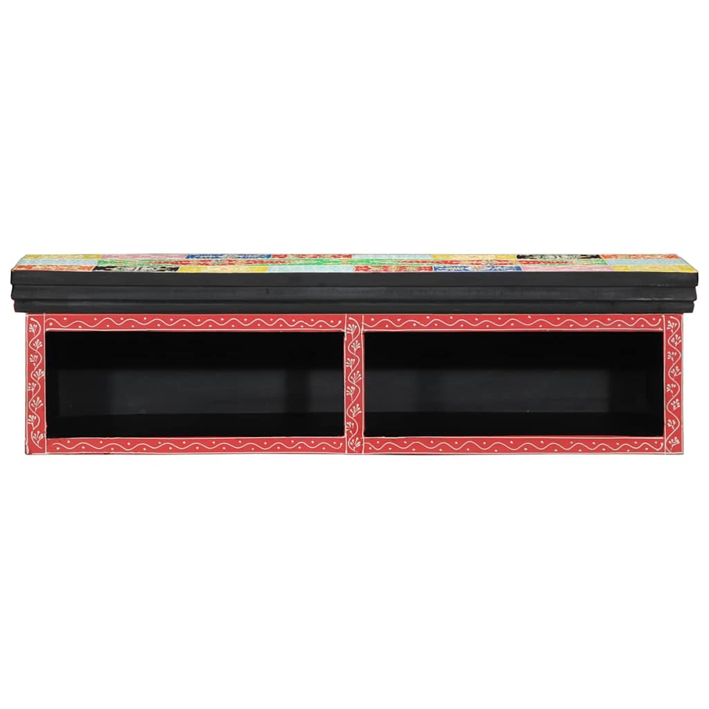 TV-kast met plank Multikleur 80 x 30 x 22 cm Bewerkt hout is nu te koop bij PeponiXL, paradijselijk wonen!