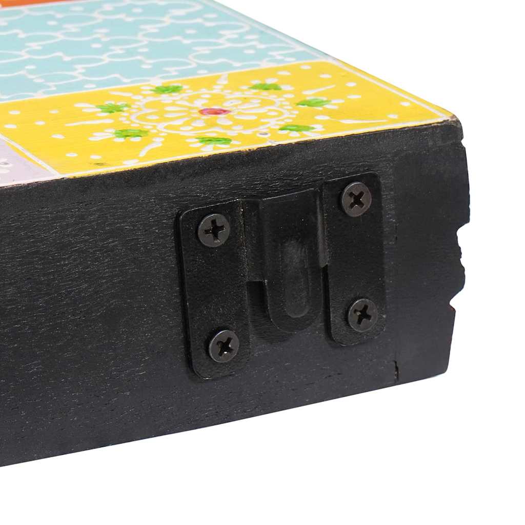 Wandschappen Multikleur 60 x 20 x 6 cm Massief Mango Hout is nu te koop bij PeponiXL, paradijselijk wonen!