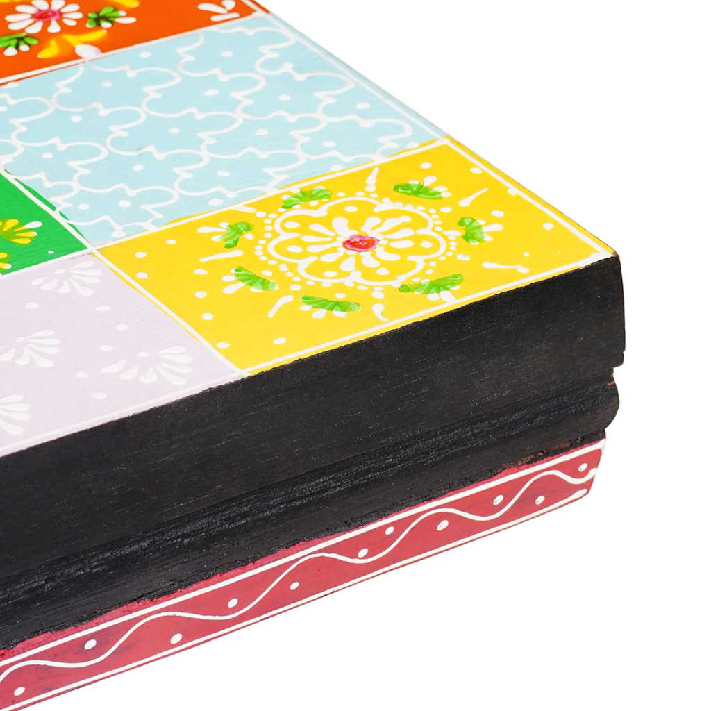 Wandschappen Multikleur 100 x 20 x 6 cm Massief Mango Hout is nu te koop bij PeponiXL, paradijselijk wonen!