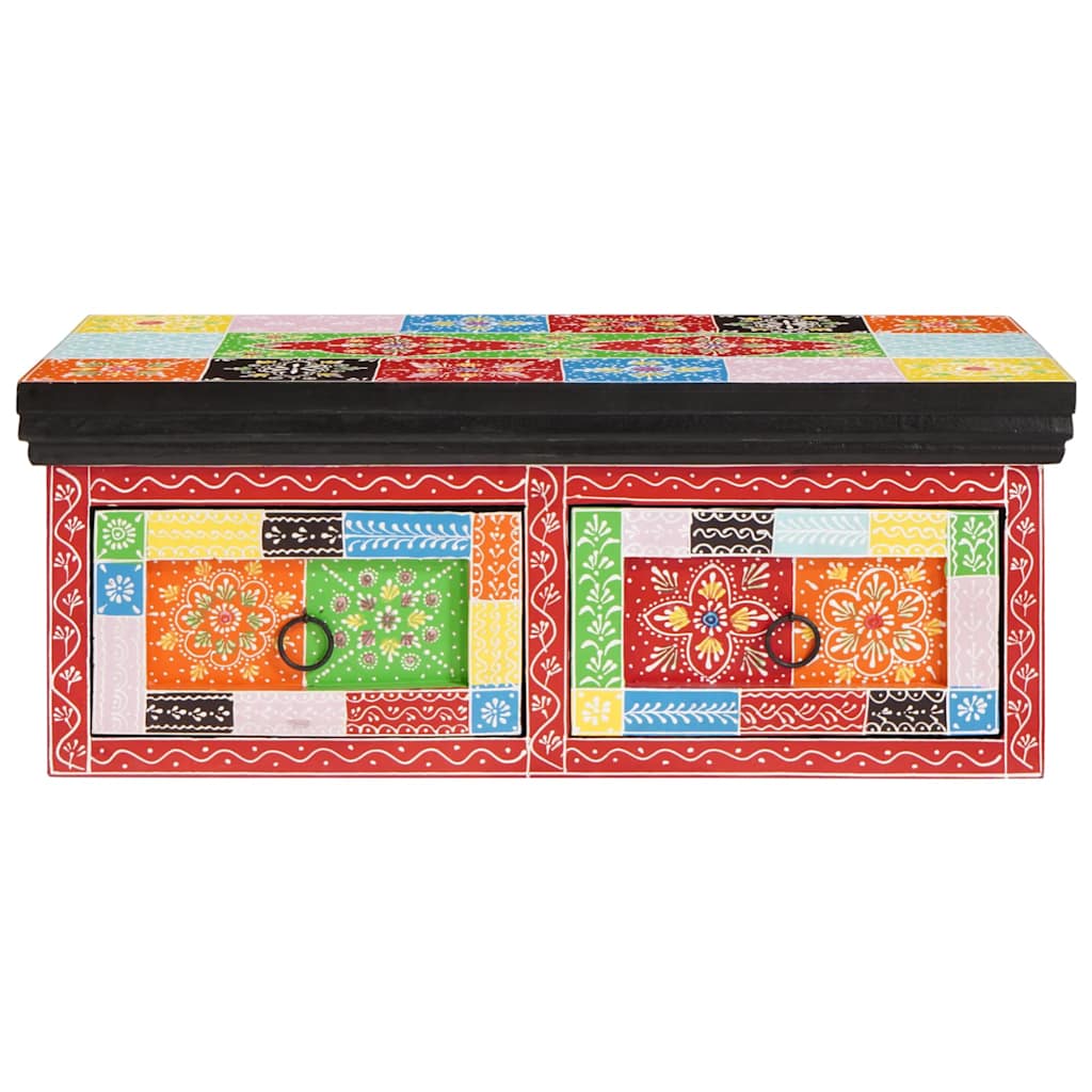 TV-kast met lade Multikleur 60 x 30 x 24 cm Massief mangohout is nu te koop bij PeponiXL, paradijselijk wonen!