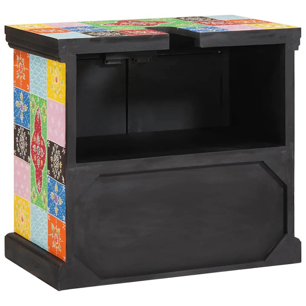 Wastafelkast Bruin 60 x 35 x 55 cm Massief Mango Hout is nu te koop bij PeponiXL, paradijselijk wonen!