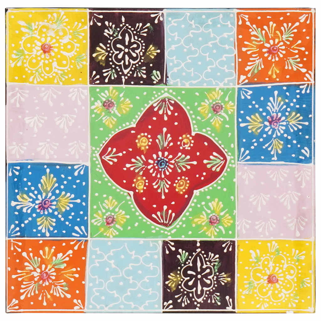 Ladekast Multikleur 30 x 30 x 90 cm Massief Mango Hout is nu te koop bij PeponiXL, paradijselijk wonen!