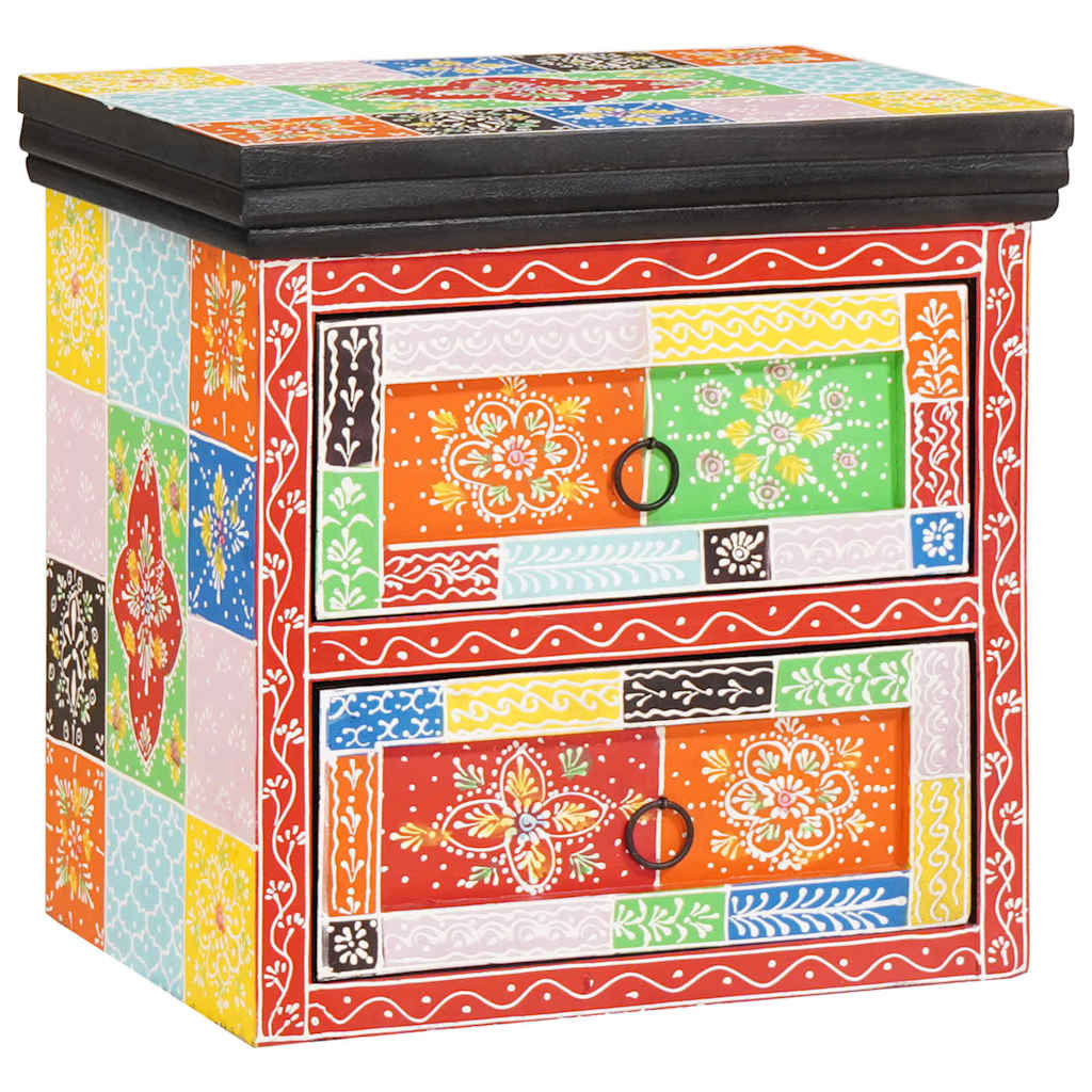 Nachtkastje met lade 2 pcs Multikleur 40 x 30 x 40 cm is nu te koop bij PeponiXL, paradijselijk wonen!