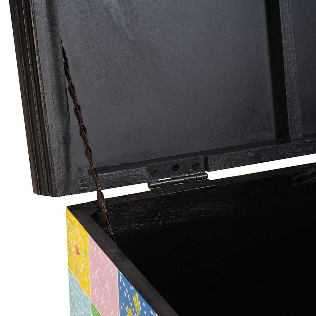 Opbergbox Multikleur 60 x 40 x 40 cm Massief mangohout is nu te koop bij PeponiXL, paradijselijk wonen!