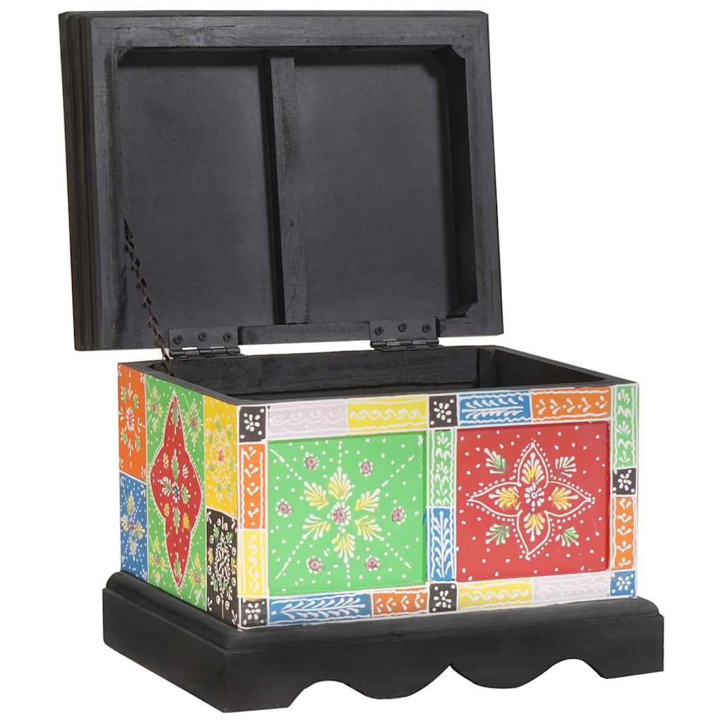 Opbergbox Multikleur 40 x 30 x 30 cm Massief mangohout is nu te koop bij PeponiXL, paradijselijk wonen!