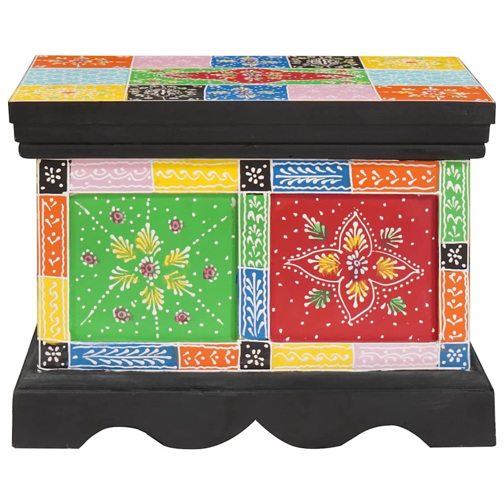 Opbergbox Multikleur 40 x 30 x 30 cm Massief mangohout is nu te koop bij PeponiXL, paradijselijk wonen!